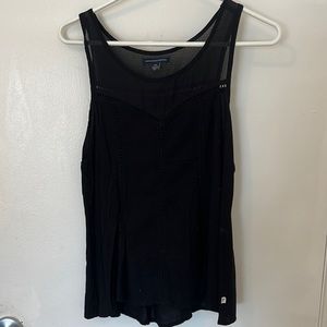 Black American Eagle Tank Top